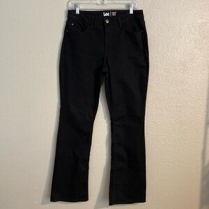 Lee Regular Fit, Boot Cut, Mid Rise Black Jeans